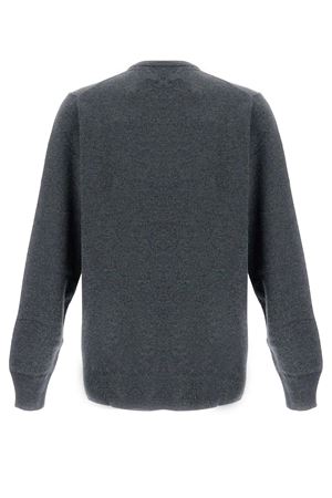 Grey merino wool sweater RALPH LAUREN | 710974148004GREYHTR